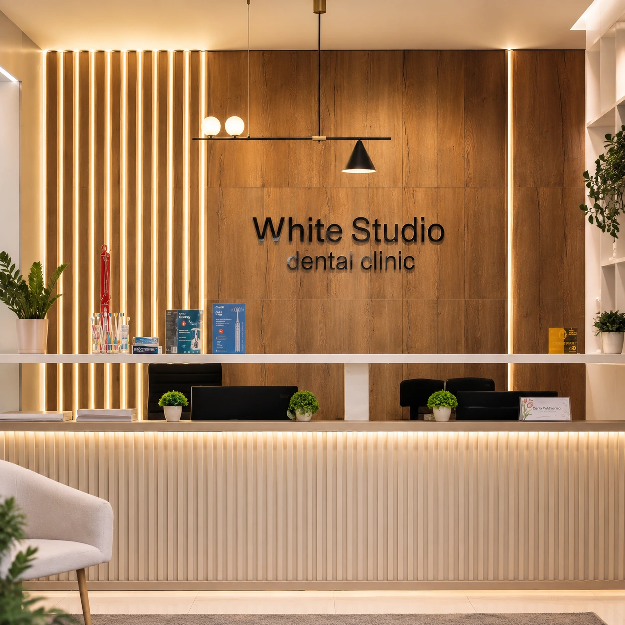 Интерьер клиники White Studio
